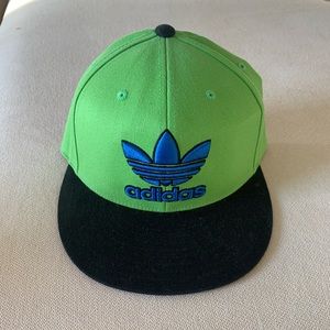 Adidas Original, 6 7/8 - 7 1/4 Fitted, Green